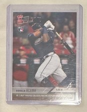 2018 Topps Now - Ronald Acuña Jr. Rookie Card Limited Print. rookie card picture