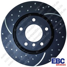 EBC Turbo Groove Sportbremsscheiben hinten f&uuml;r Mercedes-Benz SLK R171 2004-2011