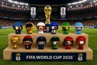 Kinder Joy Funko FIFA World Cup 2026 Figures with paper instructions - YOU PICK