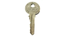 Vintage Yale "Security" 12749 Brass Tone Key Stamford Conn. USA