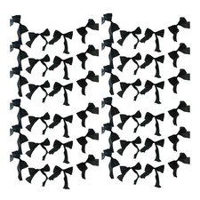 12x Bow Garland Banner Background Ornament Photo Props Bow Party Decortions for