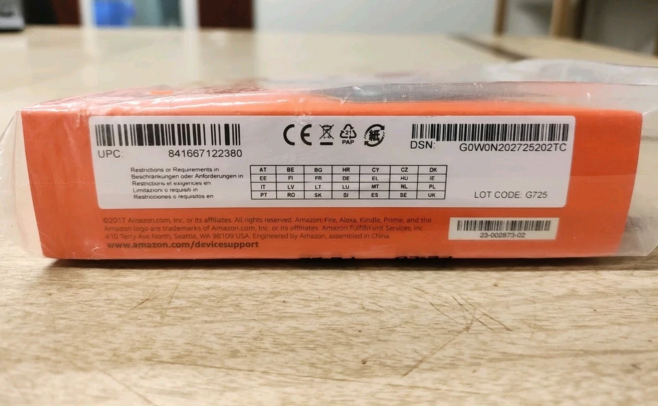 Amazon Fire 7 w/ Alexa (7th Gen 2017) 8GB Wi-Fi, 7" Tablet Canary Yellow New - Image 4 of 4