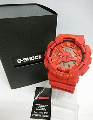 CASIO G-SHOCK GA-110AC-4AJF GA-110 SERIES Clear Red Herrenuhr Neu von Jp