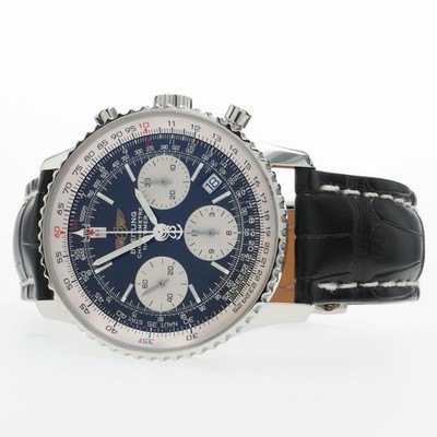 Breitling Navitimer Black Dial Chronograph Stainless Steel A23322