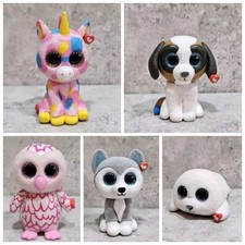 Ty Beanie Boos Mini Boo Figures - Choose your favorite husky leopard owl