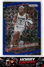 2025 Panini Prizm WNBA #10 Aari McDonald Blue Velocity Prizms