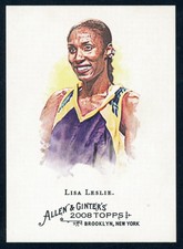 2008 Topps Allen & Ginter's Lisa Leslie #247 Los Angeles Sparks WNBA Legend
