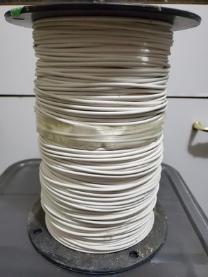 14 Gauge AWG TXL White Wire 1000 Ft Stranded Copper