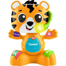 Fisher Price Link Squad Bop Groove Tiger Interactive Learning Toy Record Message