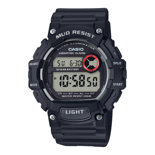 Casio TRT‑110H‑1AV Digital Mud Resistant Watch 100M Vibration Alarm LED Timer - Picture 1 of 5
