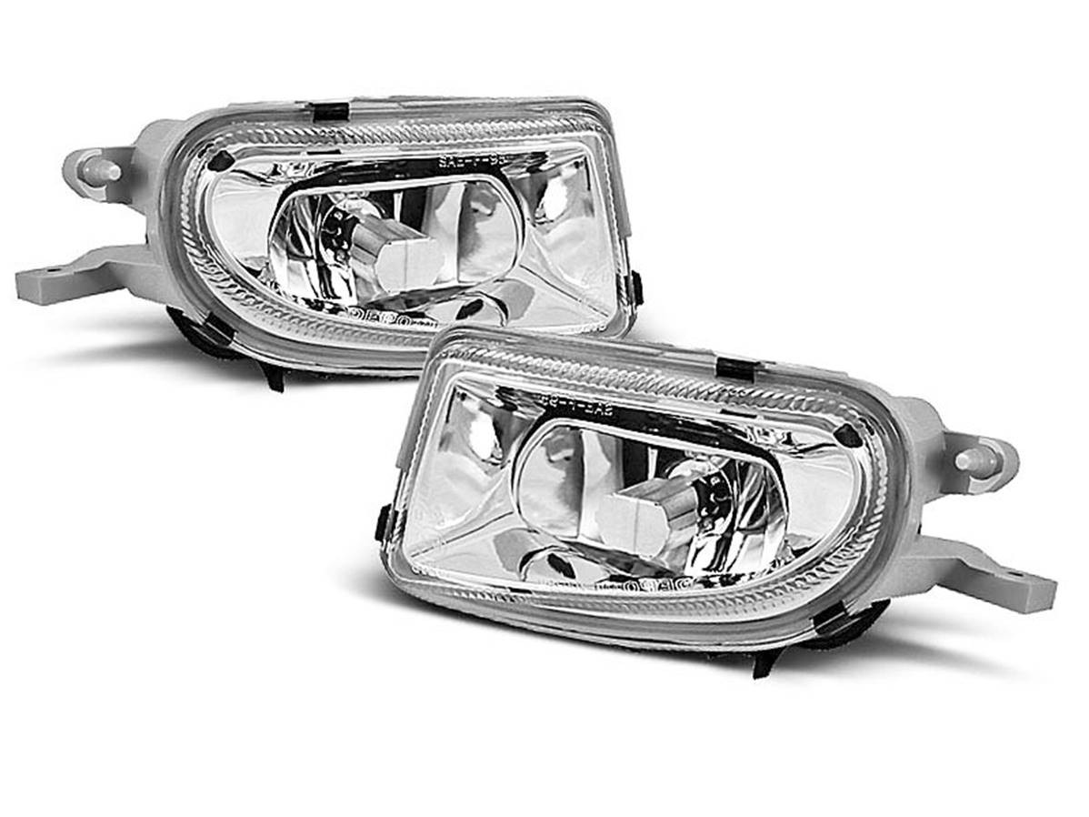 Antibrouillard Mercedes CLK W208 cassé : remplacez vos feux ternis par ce kit chrome