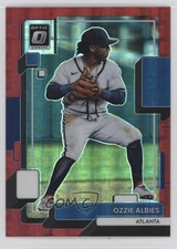 2022 Panini Donruss Optic Red Pandora Prizm /99 Ozzie Albies #174 0p1q