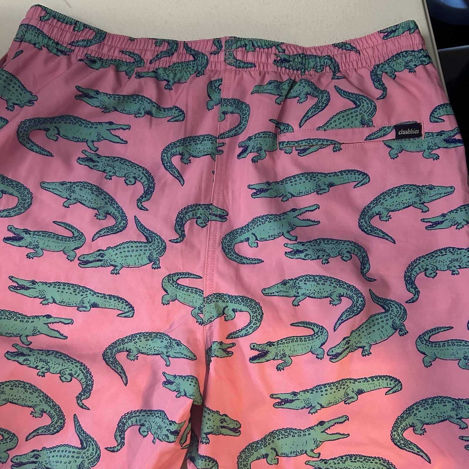 Chubbies Men Alligator Print Drawstring Lined Swi… - image 4