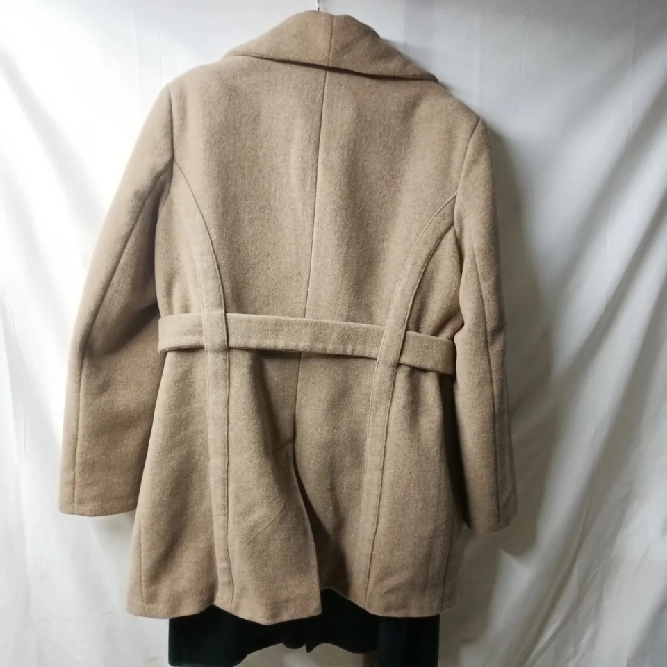 Abrigo Mujer Calvin Klein Lana Avena Color Talla Para 14 Foto 2 de 4
