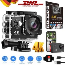 Action Cam 4K 20MP Sport Camera WiFi Helmkamera Wasserdichte Kamera für Cycling