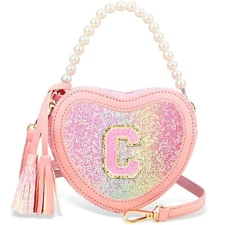 Heart Purse for Little Girls - Kids Toddler Purse Crossbody Bag Girls Purse f...