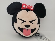 DISNEY MINNIE MOUSE EMOJI plush 6" Disney store exclusive 2 sided