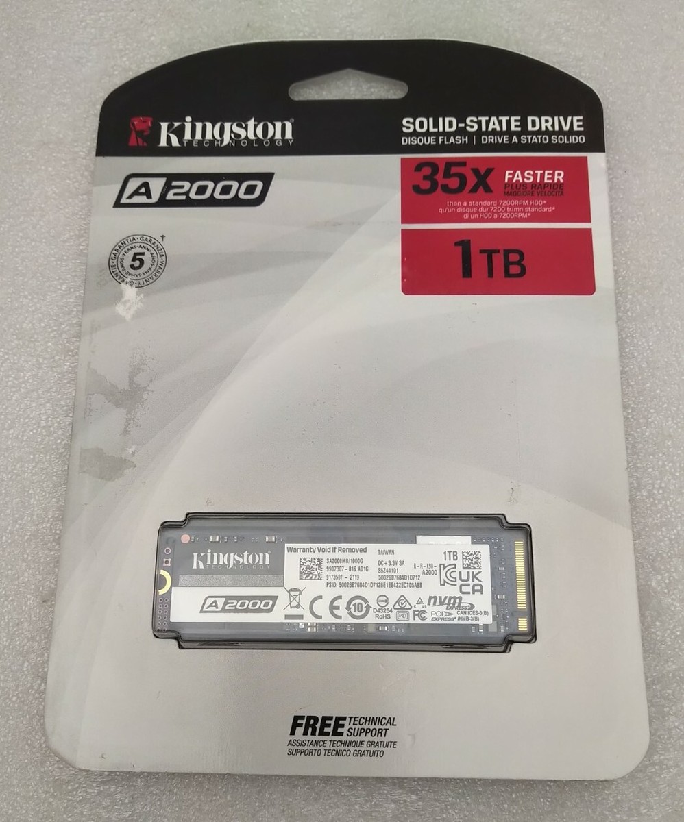 Kingston A2000 Nvme A2000 500gb Kingston Nvme A2000 Ssd