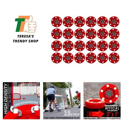 NHL Street Roller Hockey Pucks - Pro Commander Outdoor Roller Hockey Pucks fo...
