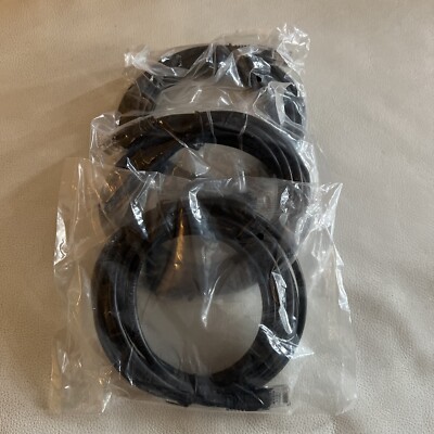 3 x 2 m Cat5e Ethernet Netzwerk Patchkabel/Kabel (neu).