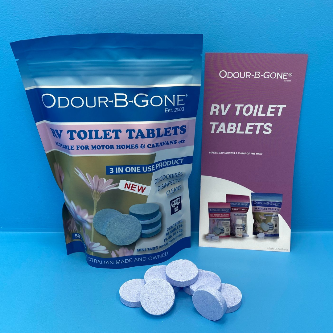 ODOURBGONE.CARAVAN TOILET TABLETS. SUITABLE FOR SEPTIC SYSTEMS. 50 Doses + 10 eBay
