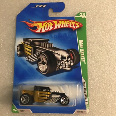 Hot Wheels (3)Bone Shaker 1/ Treasure Hunt 2/ First Editions New