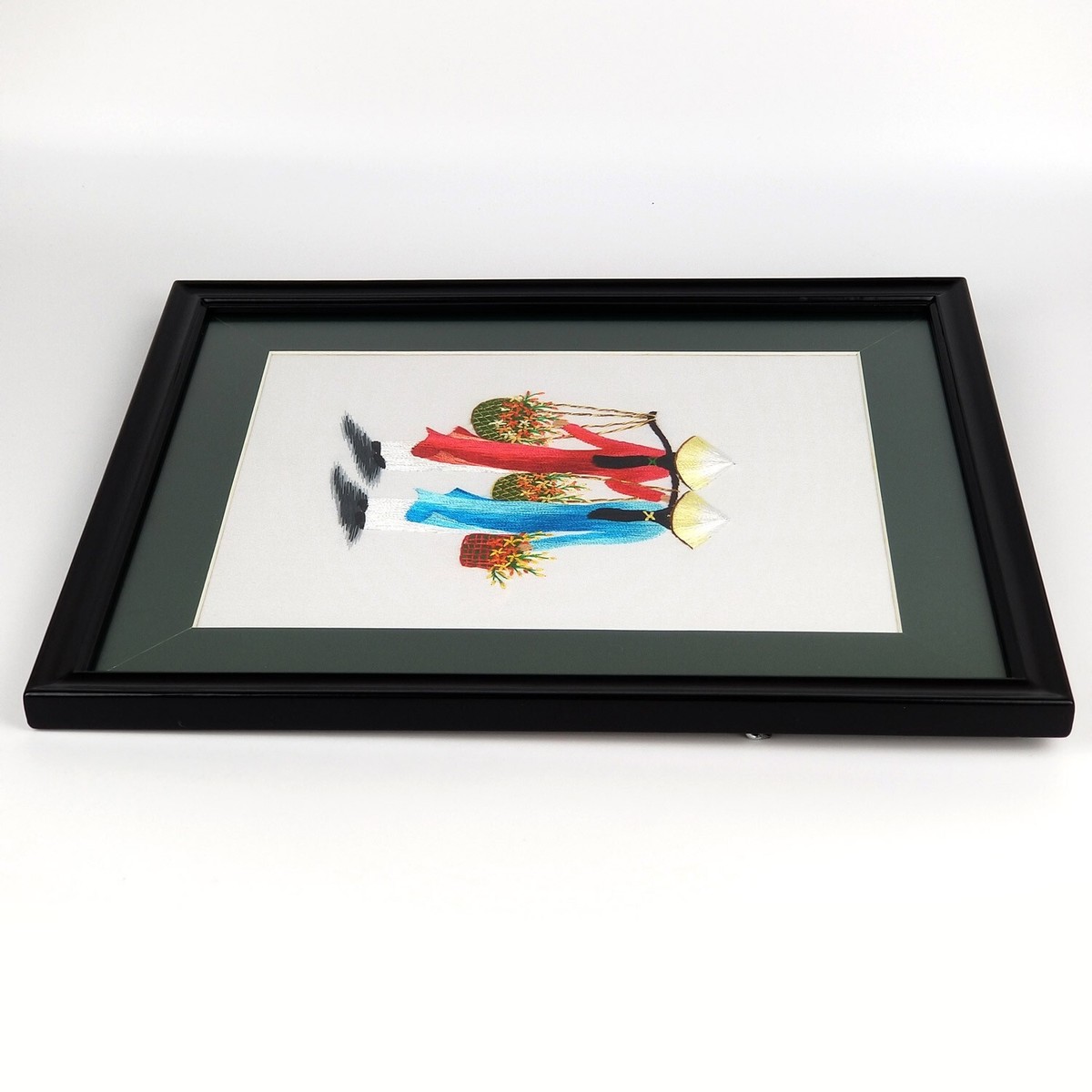 Tranh Theu Tay Framed Picture Vietnam Village Women Handmade