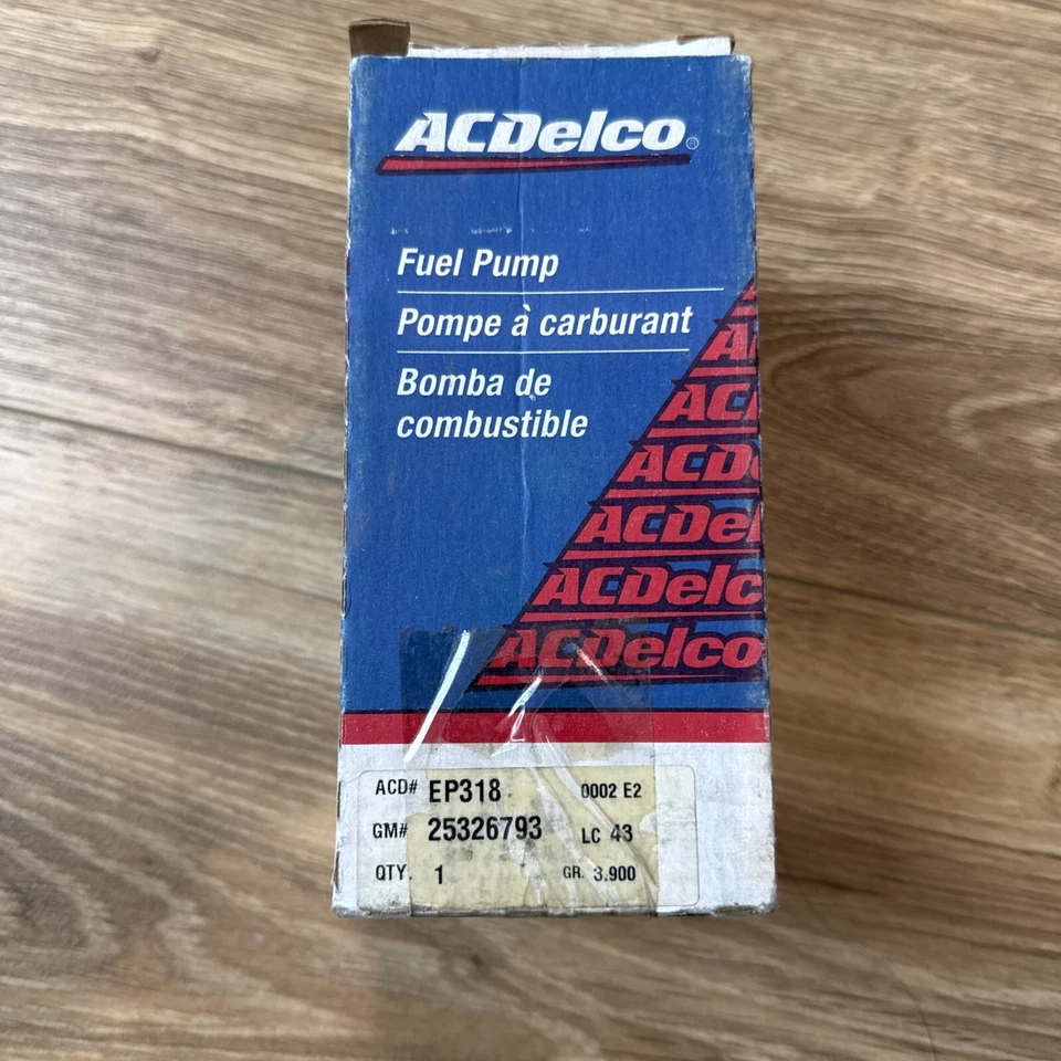 Bomba de combustible eléctrica-VIN: W, 4 puertas, vagón ACDelco GM equipo original EP318 Foto 2 de 4