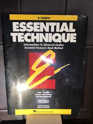 Hal Leonard  Essential Technique B Flat Trumpet Intermediate  Advanced  Used