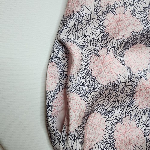 Gal Meets Glam Lizzie Floral Pink Navy Pleated Front Spring Midi Dress NWT $198 - Picture 12 of 15