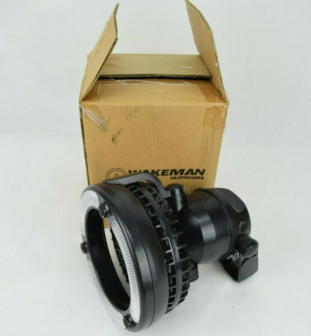 Portable Led Camping Lantern With Ceiling Fan Outdoor Camping