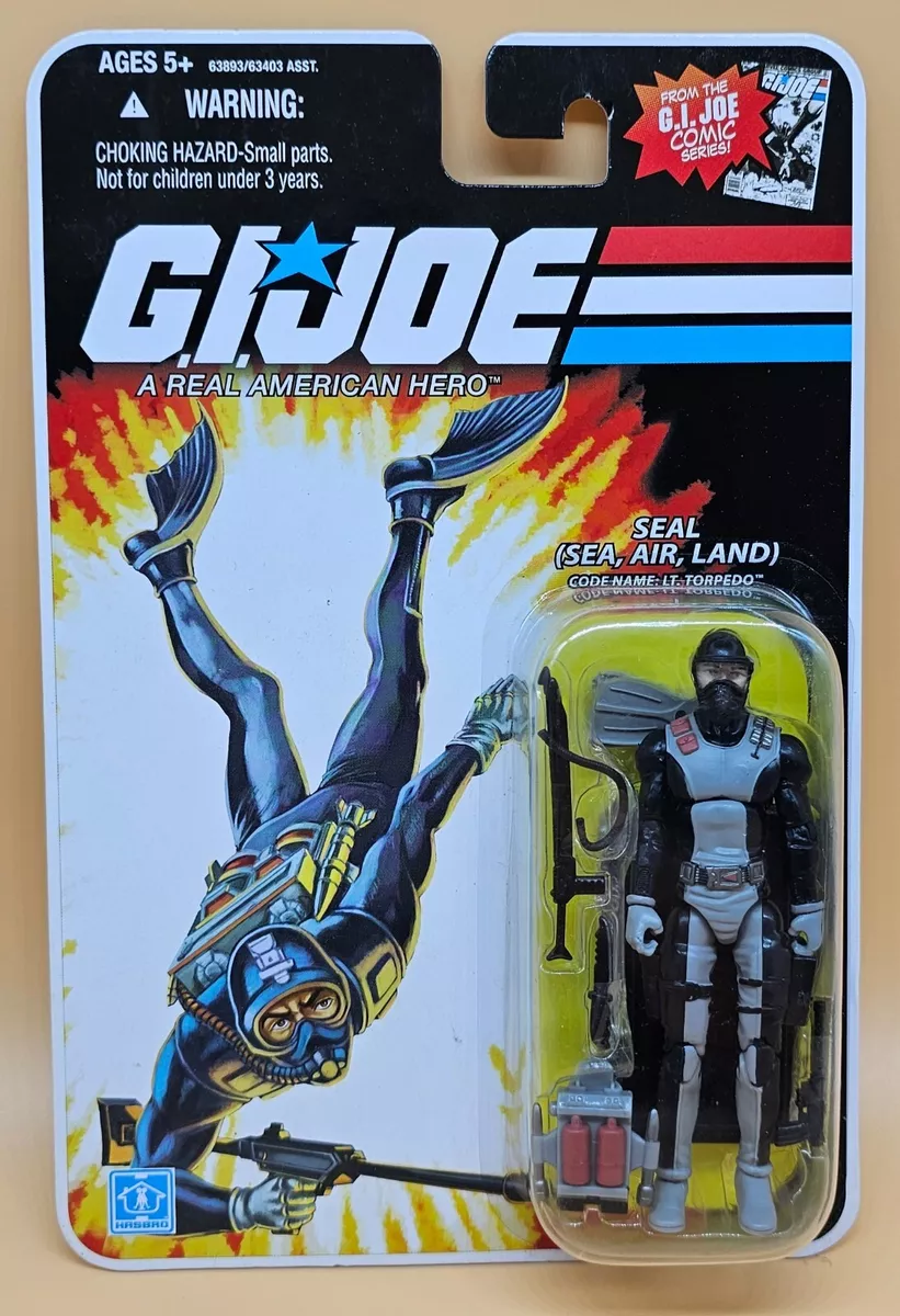 G.I.Joe 25th exclusive LT. TORPEDO (v2) 100% Complete Sea Command