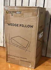 Cozymaker 7.5" Bed Wedge Pillow for Sleeping after Surgery, Back Support