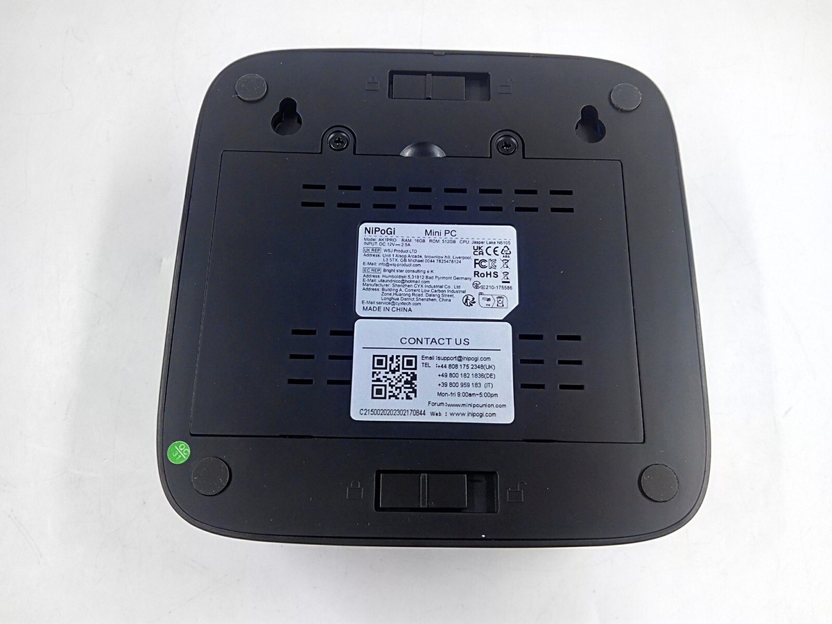 Mini Pc Nipogi AK1 Pro Celeron N5105 2,00 GHZ 512GB SSD 16GB Ram 
