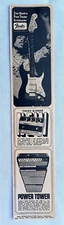 HENDRIX, JIMI 1969 "Jimi Hendrix Plays Fender Stratocaster Guitar" Newspaper Ad