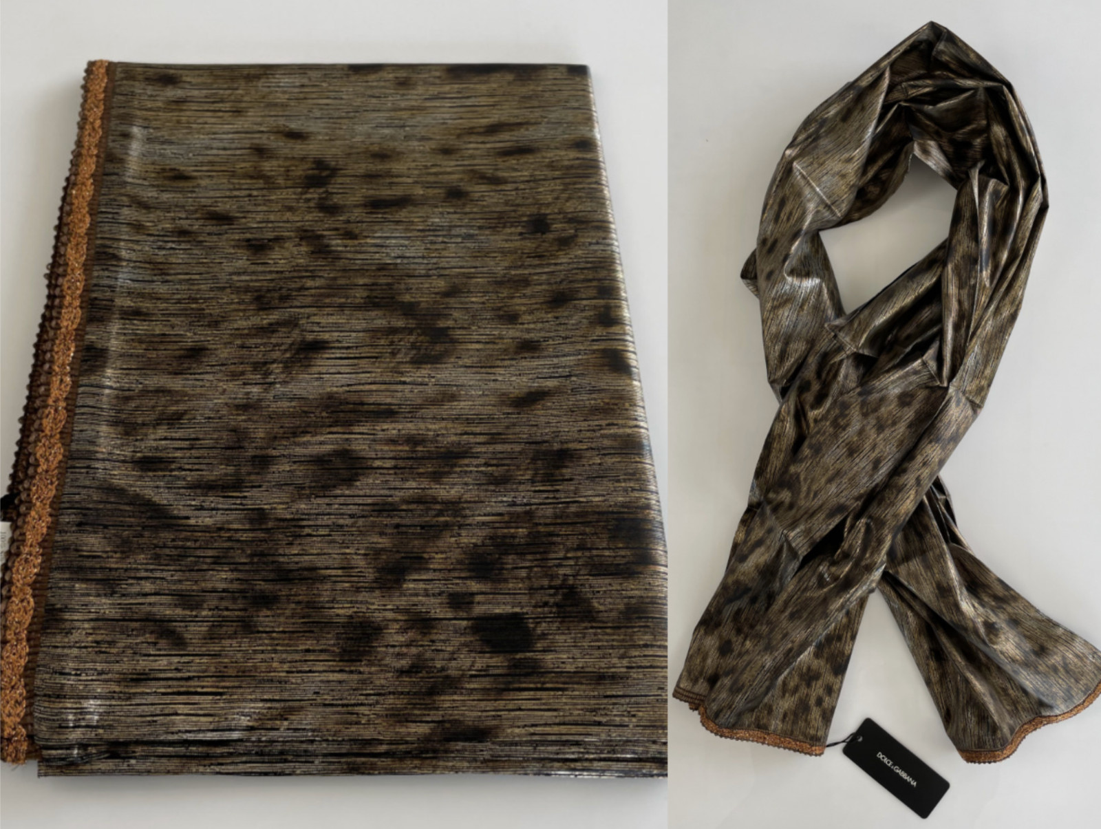 DOLCE & GABBANA Silk Scarf New