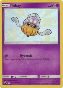 Inkay SV17/SV94 Hidden Fates Shiny Vault Shiny Holo Rare