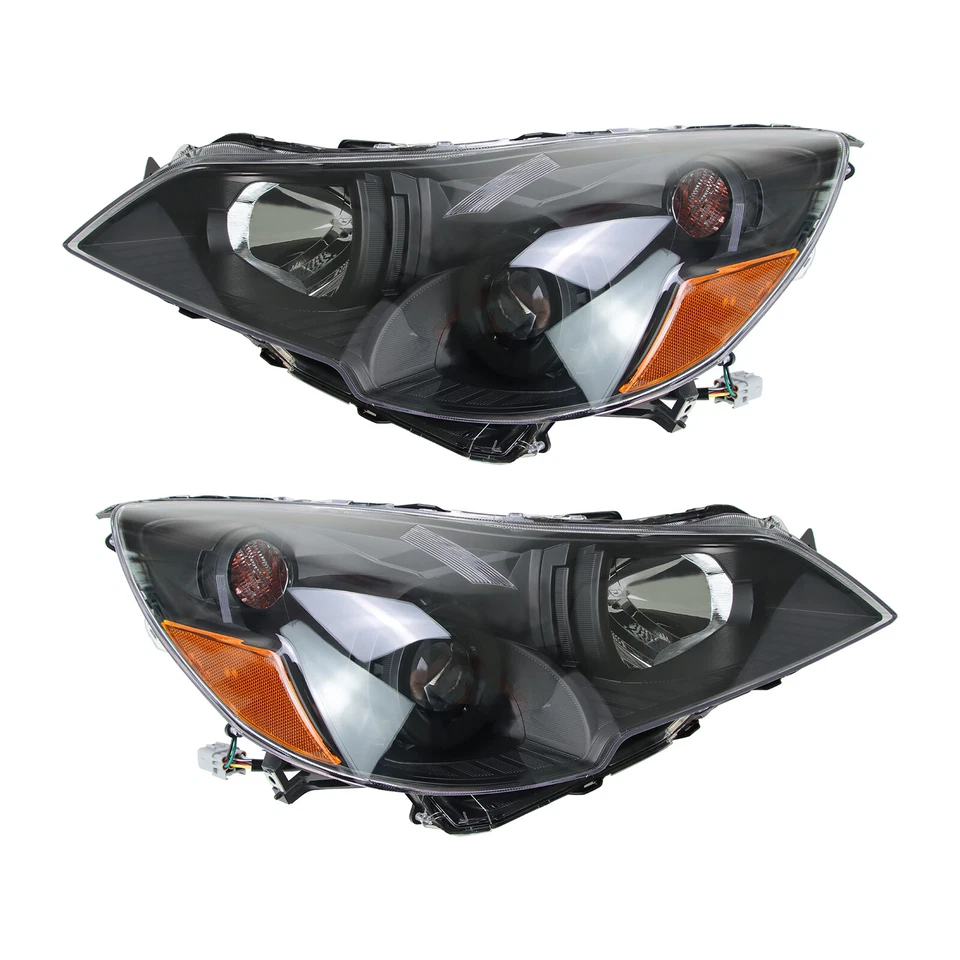 For 2010 2011 2012 2013 2014 Subaru Legacy/Outback Headlights Black Left+Right - Image 4 of 4