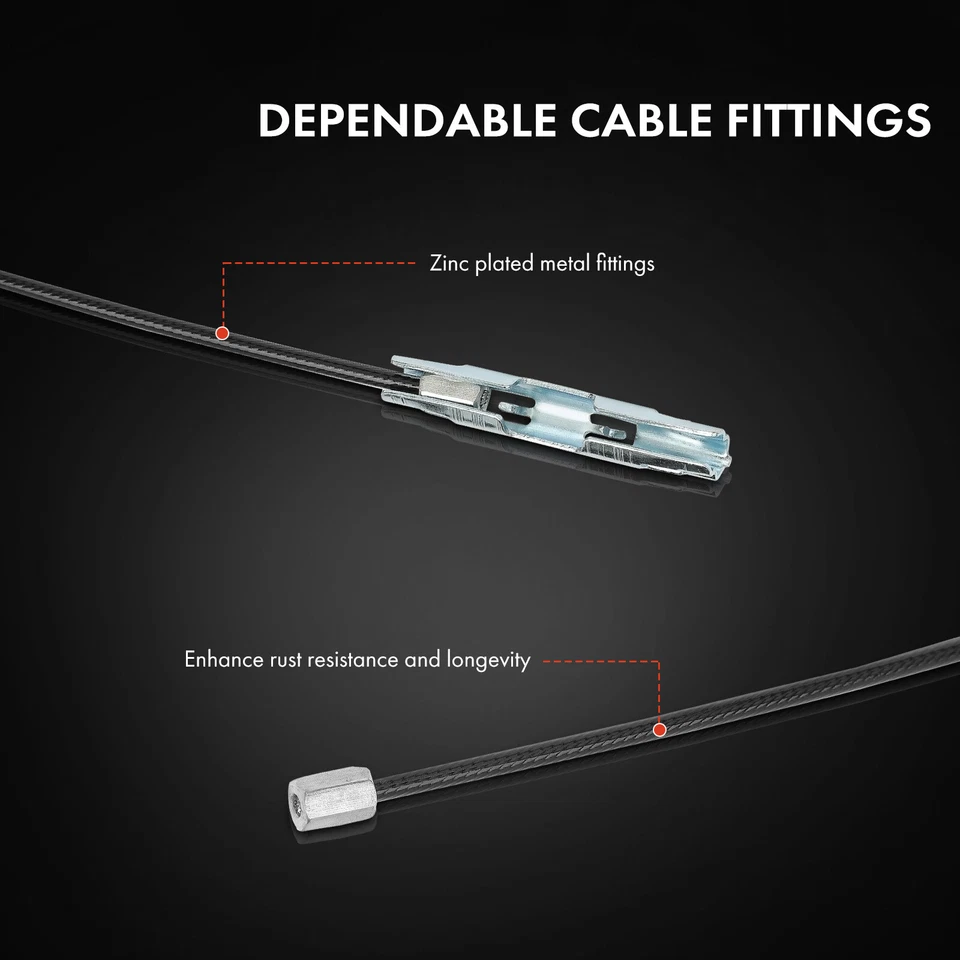Cable de freno de estacionamiento intermedio para Chevrolet Silverado 3500 HD GMC 162 pulgadas WB Foto 3 de 4