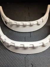 NFL Unbranded Schutt F7 Bumper All White No Logo