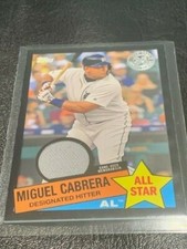 2020 TOPPS SERIES 2 1985 RELIC JERSEY MIGUEL CABRERA JERSEY BLACK #61/199