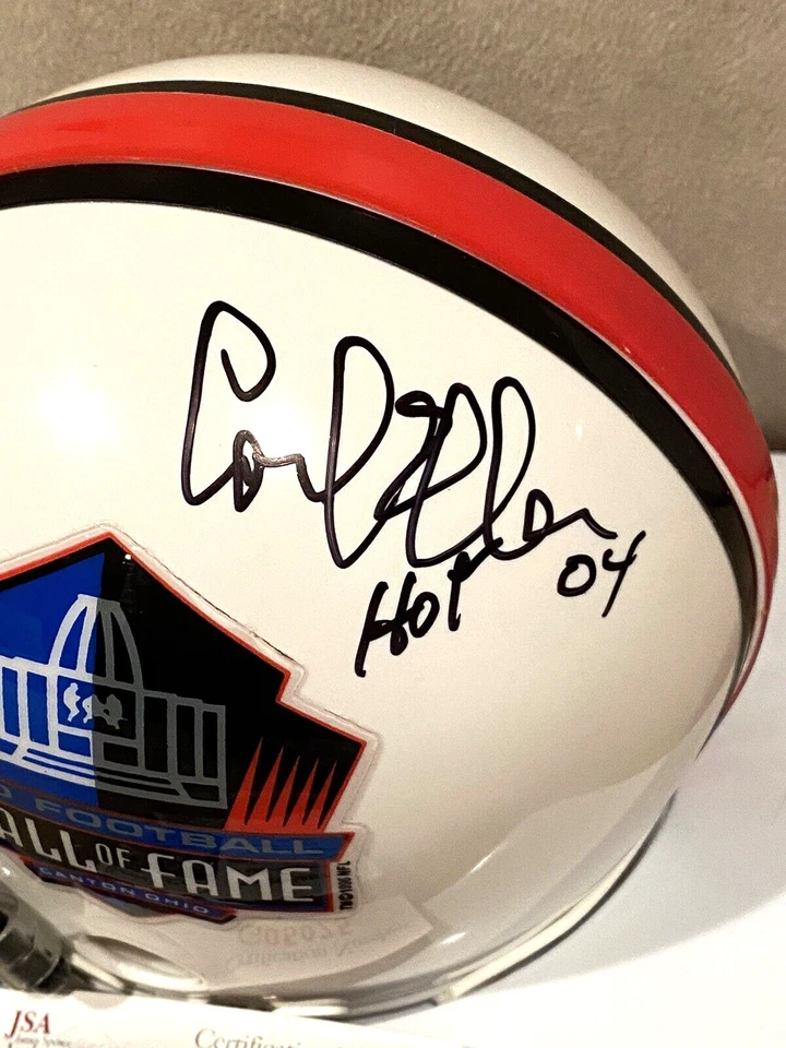 Carl Eller signed Minnesota Vikings Hall of Fame HOF Mini Helmet JSA #G05075 - Image 2 of 3