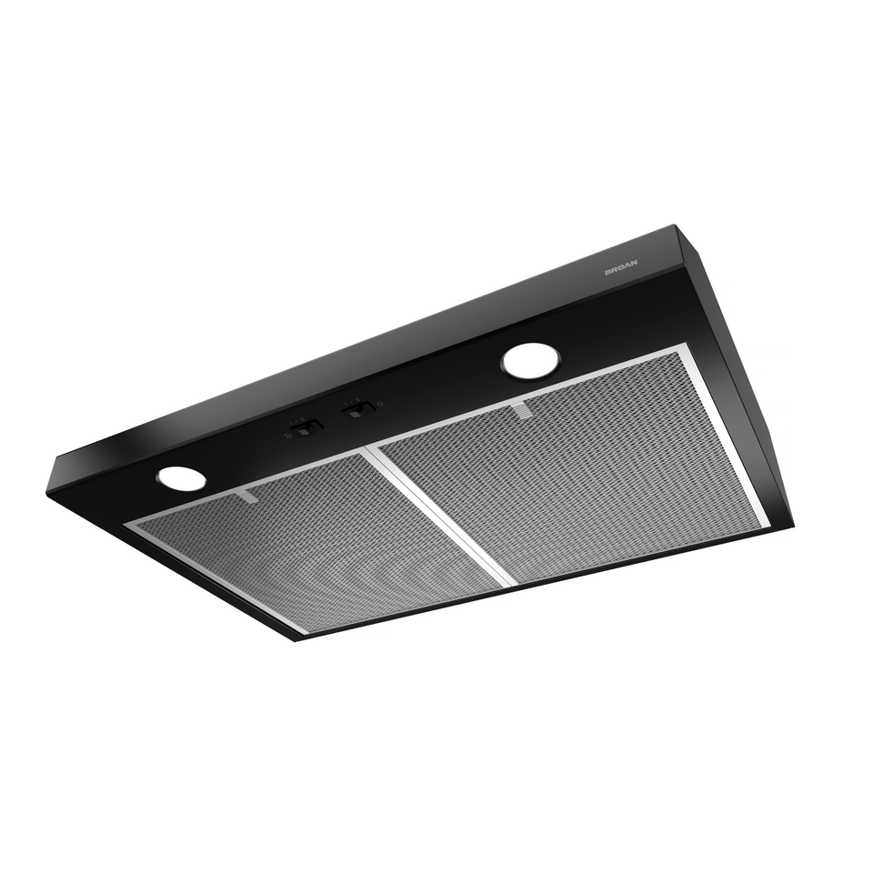 Broan Glacier 30Inch Convertible Range Hood, Black eBay