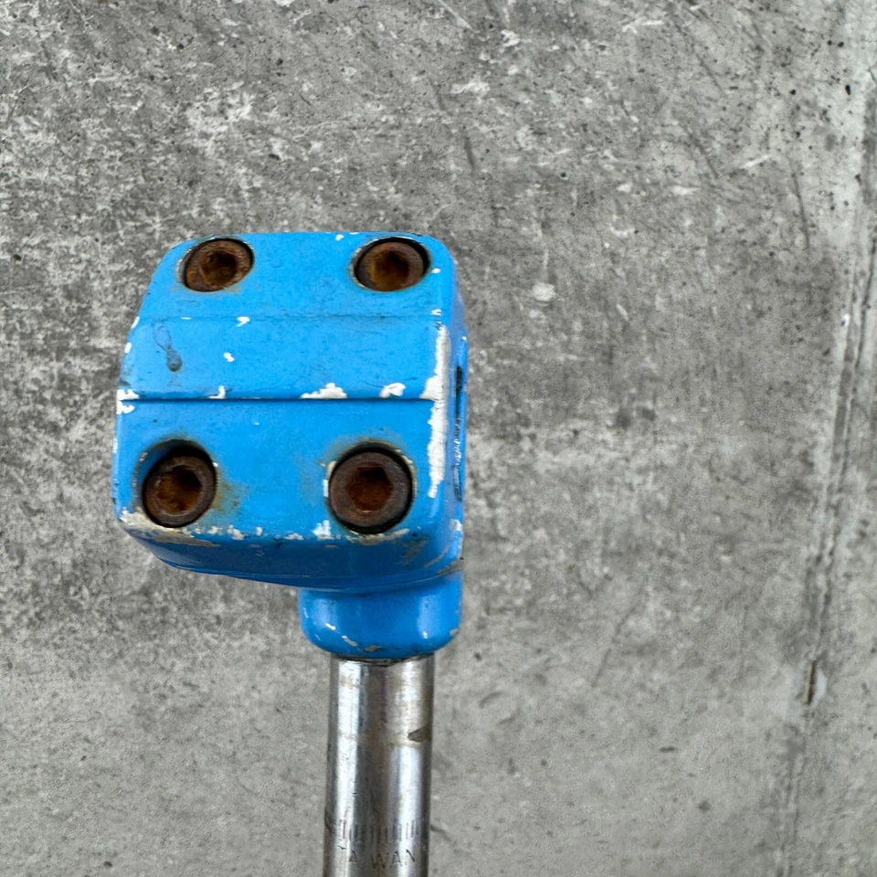 BMX Stem FakeLifter Blue Old School BMX Freestyle Potts Mod 21.1 mm OG 80s - Image 4 of 4