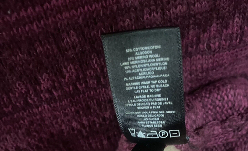 KUHL Alessandra Sweater Dress Sz XS Burgundy Merino Wool Alpaca Blend - Picture 5 of 6