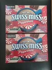2 X Swiss Miss Peppermint Hot Cocoa Mix Keurig 10 K-cups Pods 5.2oz BB: Sep 2025