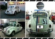 AUTH HERBIE THE LOVE BUG DECAL STICKER KIT ORIGINAL Fast shipping