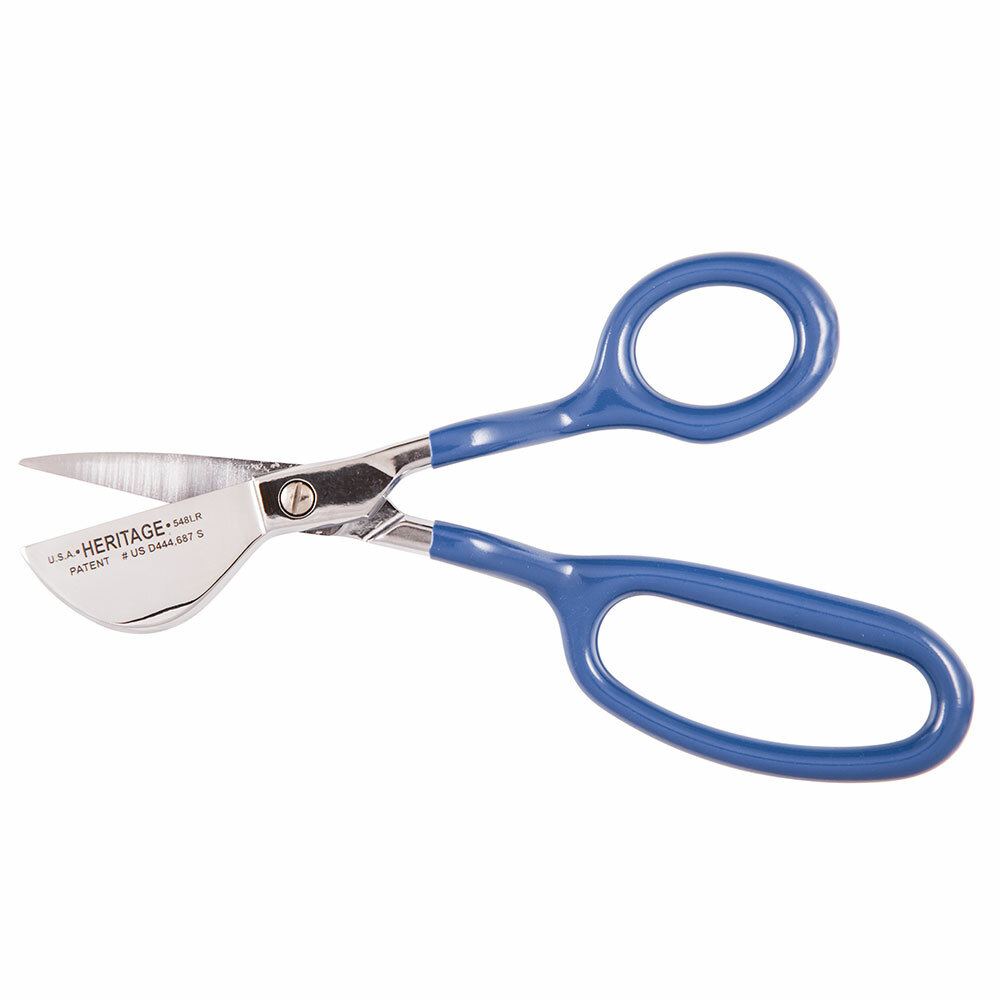 Heritage Cutlery 548LR 8 1/4'' Heavy Duty Duckbill Shear w/ Large Rings
