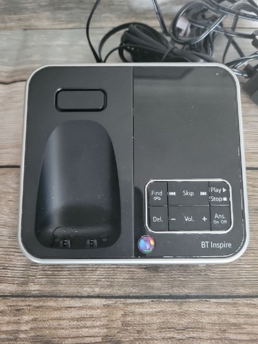 BT Inspire 1500 Cordless Phone Handset, Answerphone Base & Power Plug - Picture 5 of 10