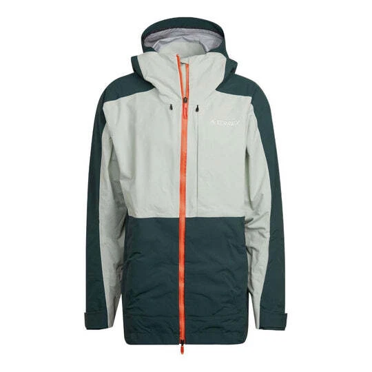 adidas Terrex Post-Consumer Snow Jacket 'White Green' HC7727 - Men's